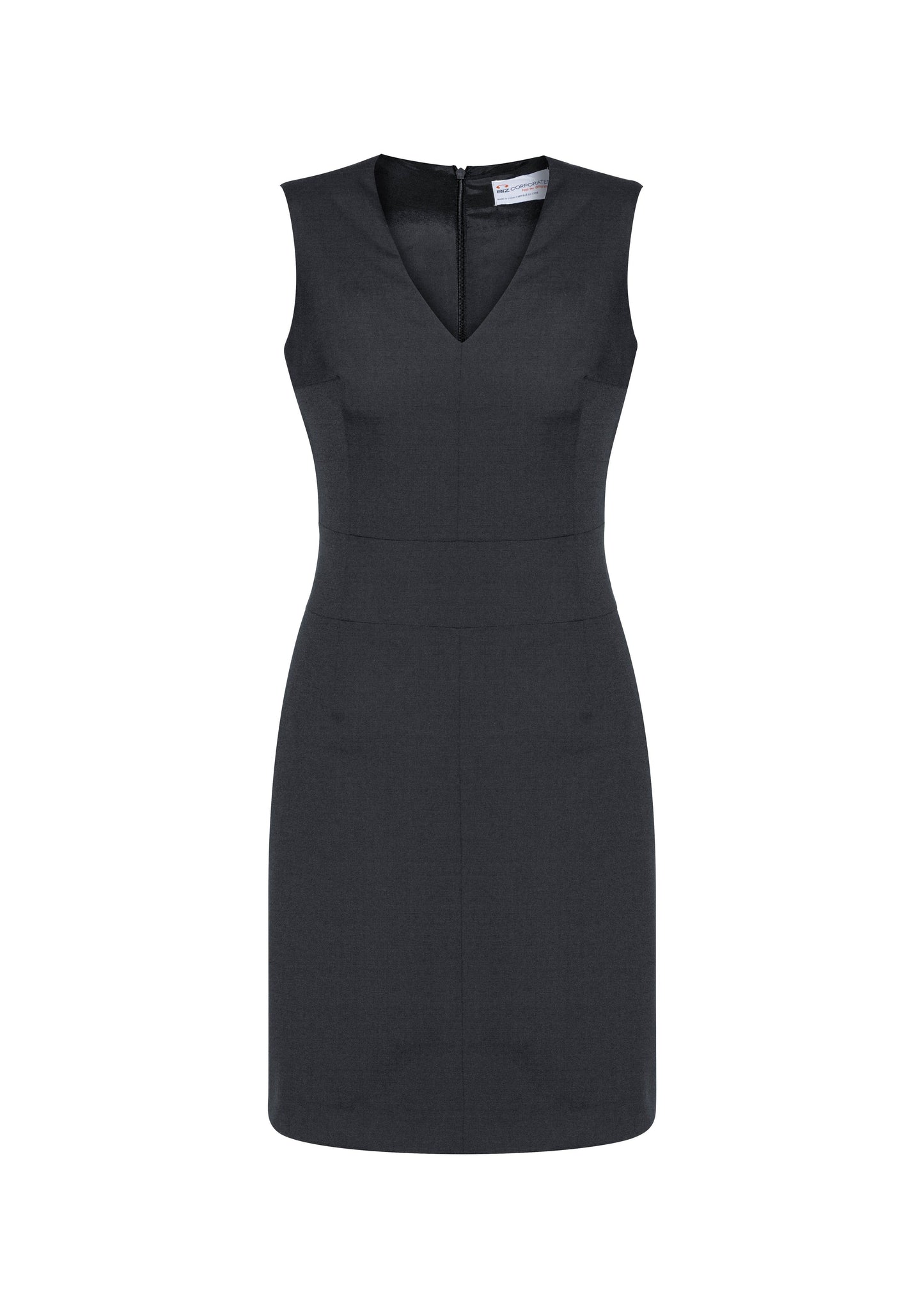 BIZ CORPORATES Womens Cool Stretch Sleeveless V-Neck Dress 30121 Clearance