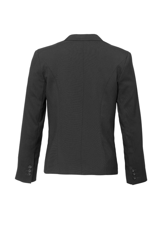 BIZ CORPORATES Womens Cool Stretch Short Jacket with Reverse Lapel 60113