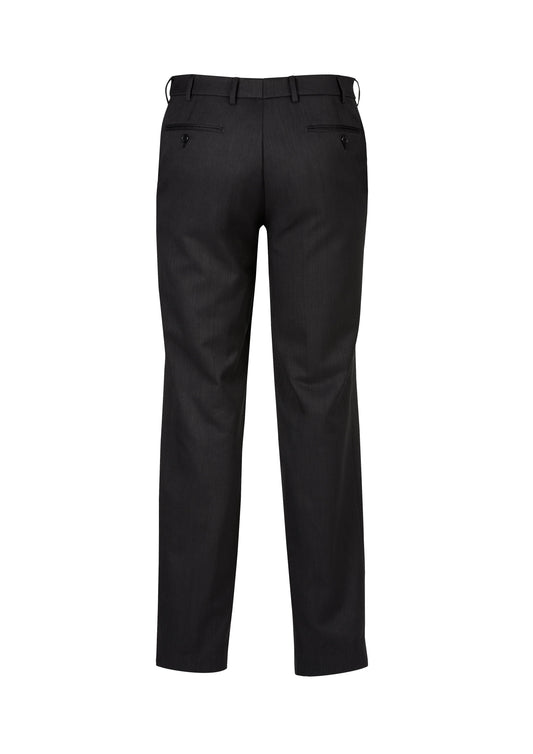 BIZ CORPORATES Mens Cool Stretch Flat Front Pant (Stout) 70112S