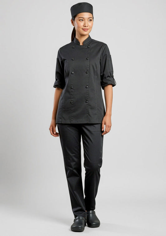 BIZ COLLECTION Womens Saffron Chef Flex Pant CH432L