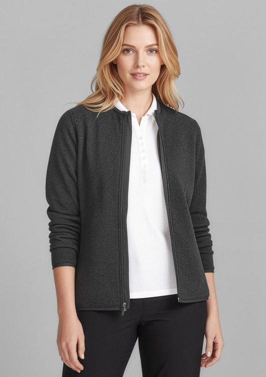 BIZ CARE Womens Nova Zip Front Jumper CO342LJ