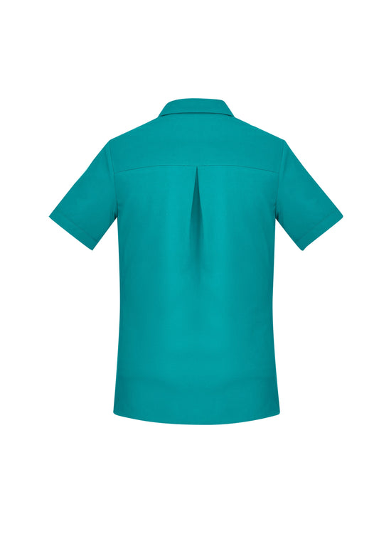BIZ CARE Womens Florence Plain Short Sleeve Shirt CS947LS