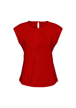 BIZ COLLECTION Ladies Mia Pleat Knit Top K624LS