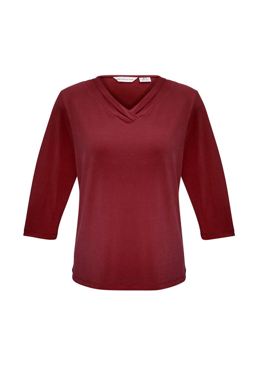 BIZ COLLECTION Womens Lana 3/4 Sleeve Top K819LT