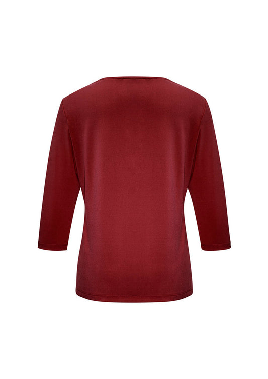 BIZ COLLECTION Womens Lana 3/4 Sleeve Top K819LT