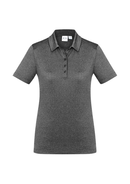 BIZ COLLECTION Womens Aero Short Sleeve Polo P815LS