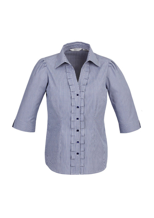 BIZ COLLECTION Womens Edge 3/4 Sleeve Shirt S267LT