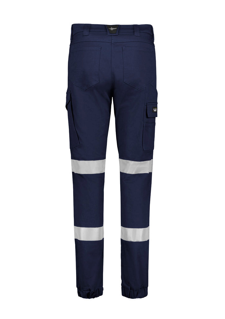 SYZMIK Womens Essential Stretch Taped Cargo Pant - Cuffed ZP735