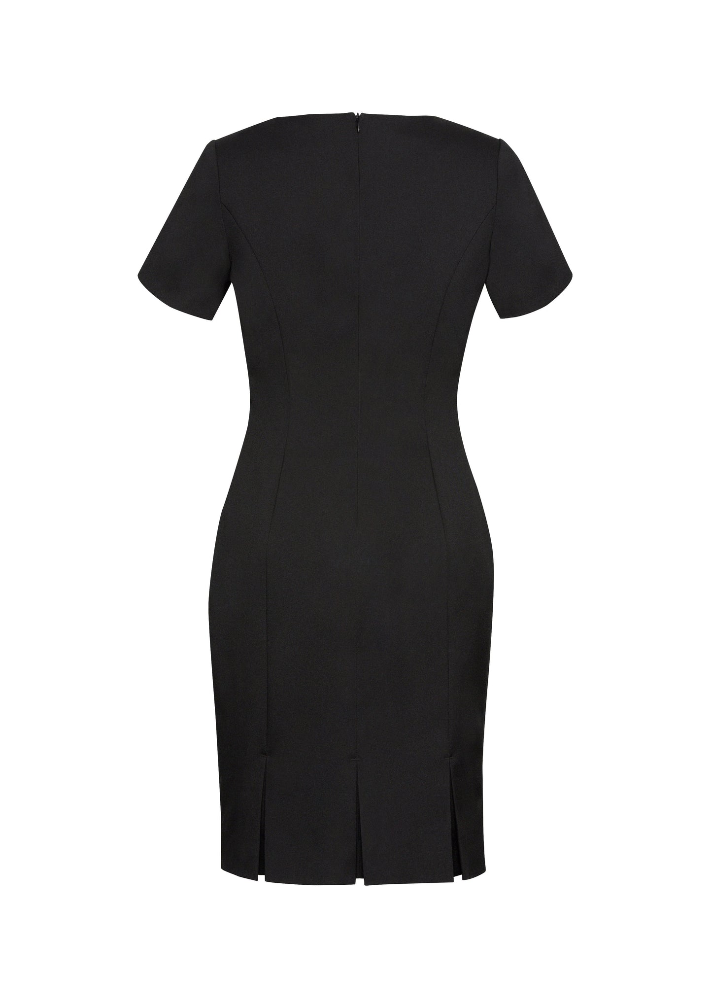 BIZ CORPORATES Womens Cool Stretch Short Sleeve Shift Dress 30112