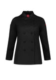 BIZ COLLECTION Womens Al Dente Long Sleeve Chef Jacket CH230LL