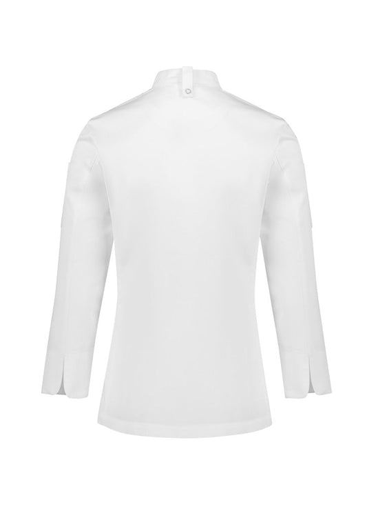BIZ COLLECTION Womens Al Dente Long Sleeve Chef Jacket CH230LL