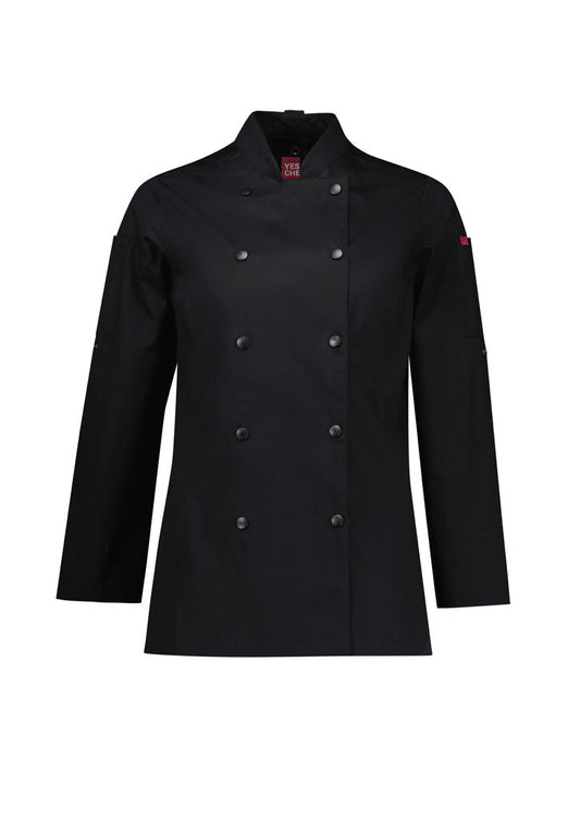 BIZ COLLECTION Womens Gusto Long Sleeve Chef Jacket CH430LL