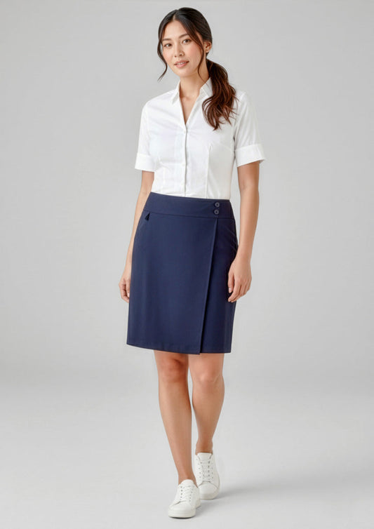 BIZ CARE Womens Comfort Waist Skort CL145LS