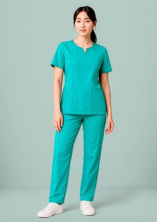 BIZ CARE Womens Avery Slim Leg Scrub Pant CSP943LL