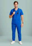 BIZ CARE Mens Avery Straight Leg Scrub Pant CSP946ML