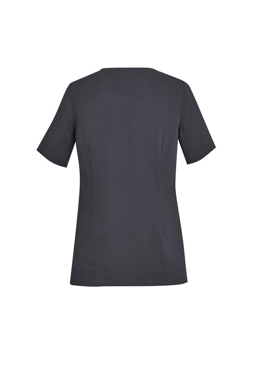 BIZ CARE Womens Avery Round Neck Scrub Top CST942LS