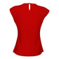 BIZ COLLECTION Ladies Mia Pleat Knit Top K624LS