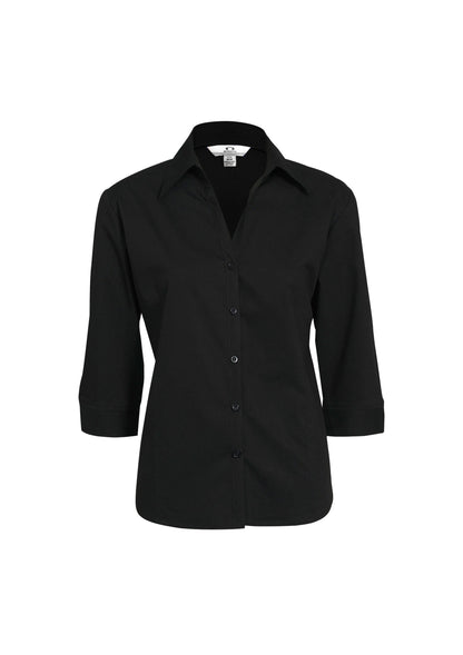 BIZ COLLECTION Womens Metro 3/4 Sleeve Shirt LB7300