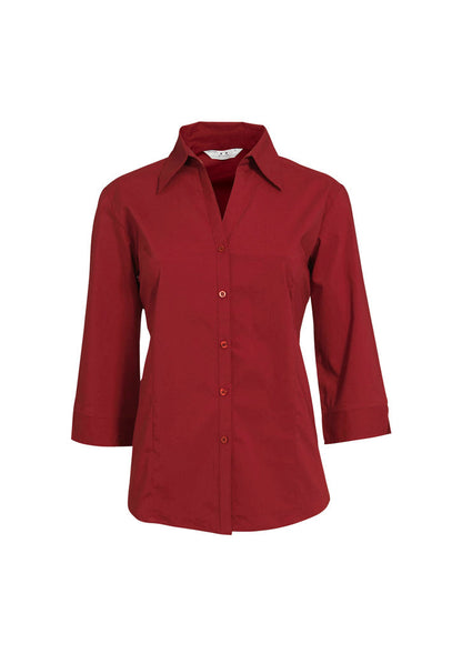 BIZ COLLECTION Ladies Metro 3/4 Sleeve Shirt LB7300