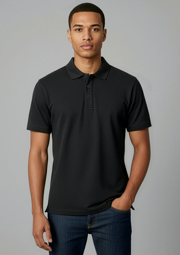 BIZ COLLECTION Mens Ice Short Sleeve Polo P112MS