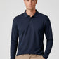 BIZ COLLECTION Mens Action Long Sleeve Polo P206ML