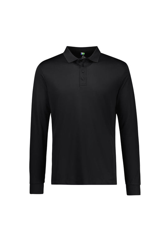 BIZ COLLECTION Mens Action Long Sleeve Polo P206ML
