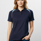 BIZ COLLECTION Womens Triton Short Sleeve Polo P225LS