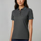 BIZ COLLECTION Womens Jet Short Sleeve Polo P226LS
