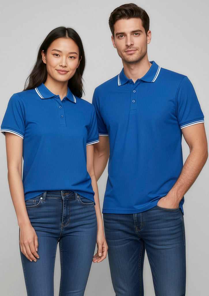 BIZ COLLECTION Mens Cambridge Short Sleeve Polo P227MS