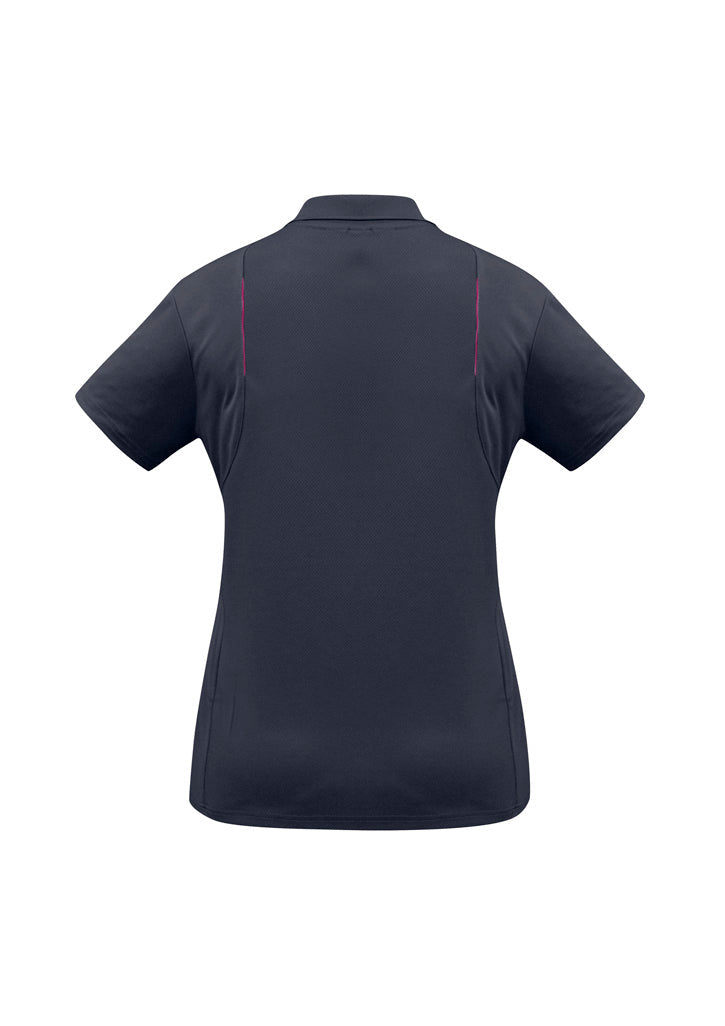 BIZ COLLECTION Womens United Short Sleeve Polo P244LS