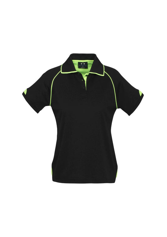 BIZ COLLECTION Womens Fusion Short Sleeve Polo P29022