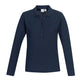 BIZ COLLECTION Womens Crew Long Sleeve Polo P400LL