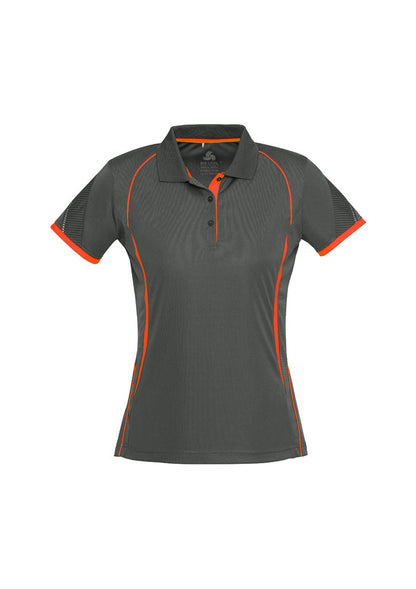 BIZ COLLECTION Womens Razor Short Sleeve Polo P405LS