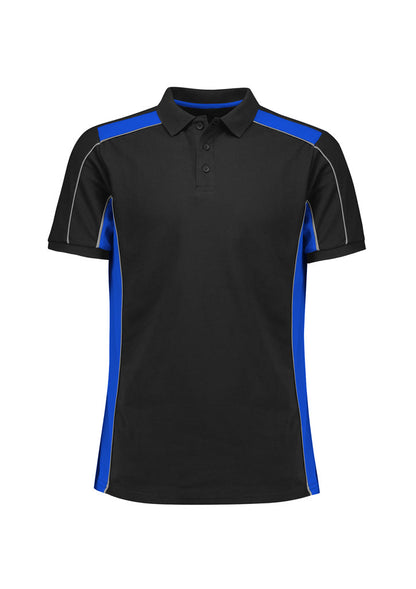 BIZ COLLECTION Unisex Grid Short Sleeve Polo P413US