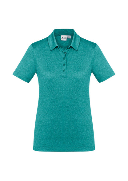 BIZ COLLECTION Womens Aero Short Sleeve Polo P815LS
