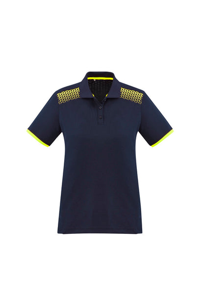 BIZ COLLECTION Womens Galaxy Short Sleeve Polo P900LS