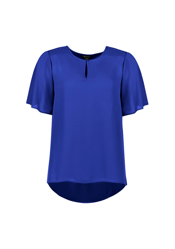 BIZ CORPORATES Womens Vienna Short Sleeve Blouse RB261LS