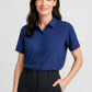 BIZ CORPORATES Womens Dahlia Short Sleeve Blouse RB365L