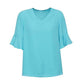 BIZ CORPORATES Womens Aria Fluted Sleeve Blouse RB966LS