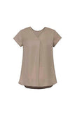 BIZ CORPORATES Womens Kayla V-Neck Pleat Blouse RB967LS
