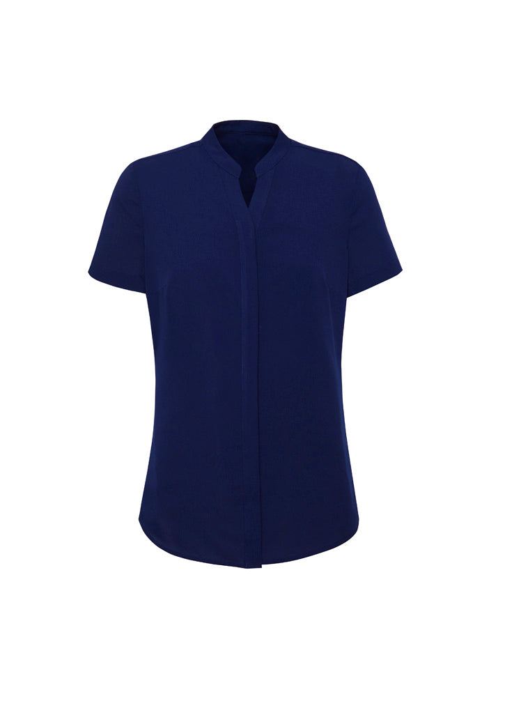 BIZ CORPORATES Womens Juliette Short Sleeve Blouse RB977LS