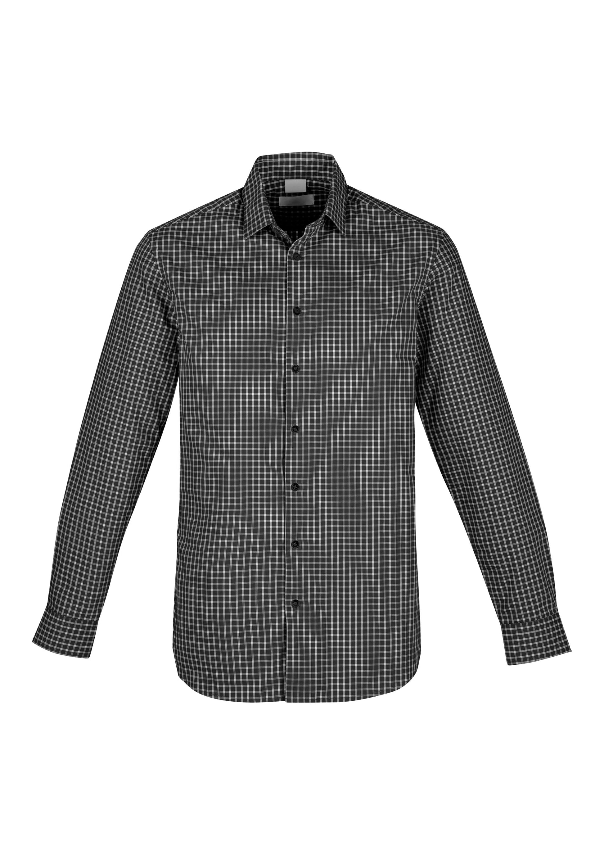 BIZ CORPORATES Mens Noah Long Sleeve Shirt RS070ML