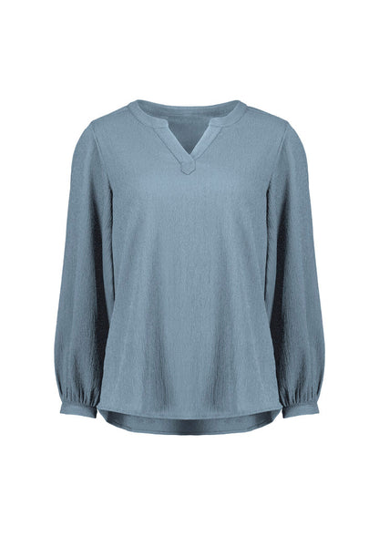 BIZ CORPORATES Womens Ruche Long Sleeve Blouse RU568LL