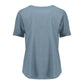 BIZ CORPORATES Womens Ruche Short Sleeve Blouse RU568LS