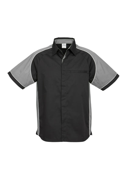 BIZ COLLECTION Mens Nitro Short Sleeve Shirt S10112