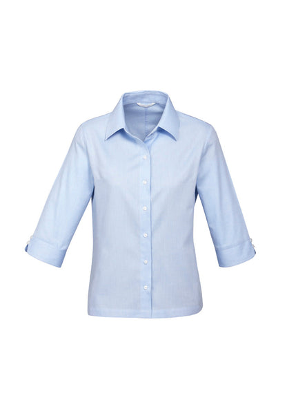 BIZ COLLECTION Womens Luxe 3/4 Sleeve Shirt S10221