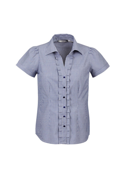 BIZ COLLECTION Womens Edge Short Sleeve Shirt S267LS