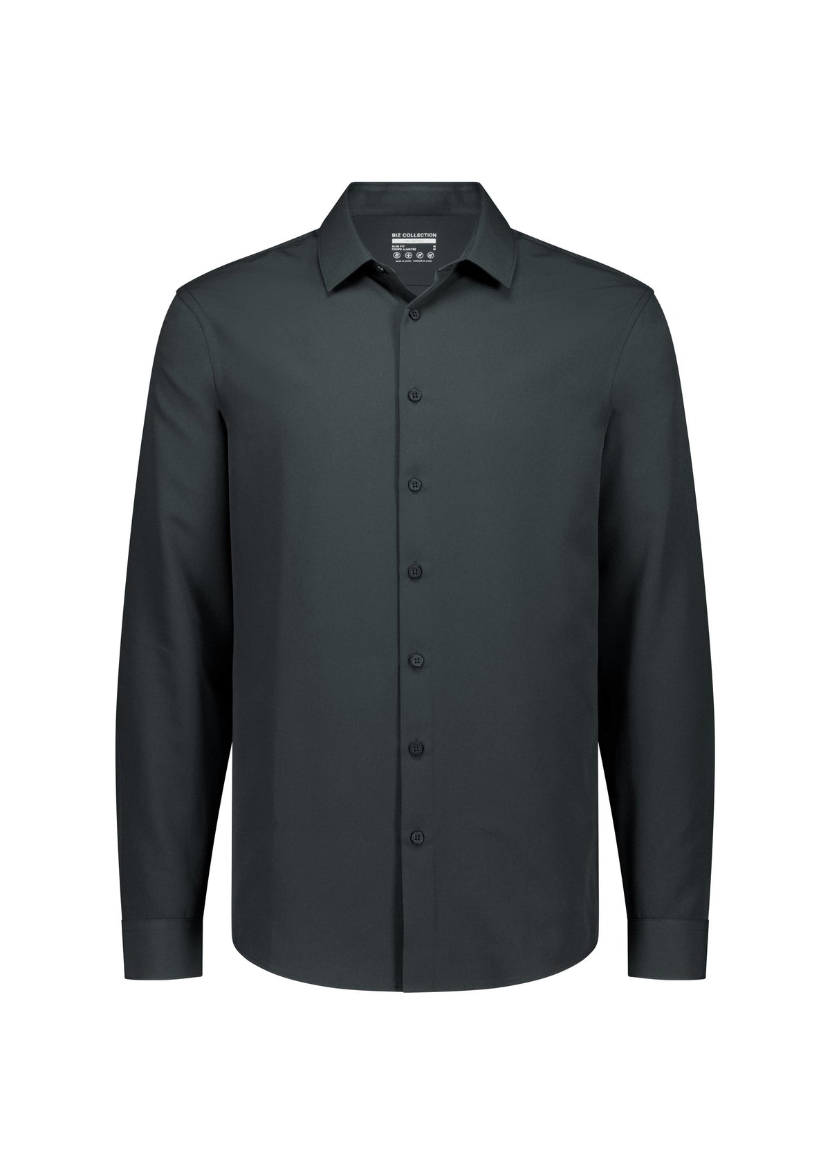 BIZ COLLECTION Quick Dry Movement Mens Long Sleeve Shirt S629M