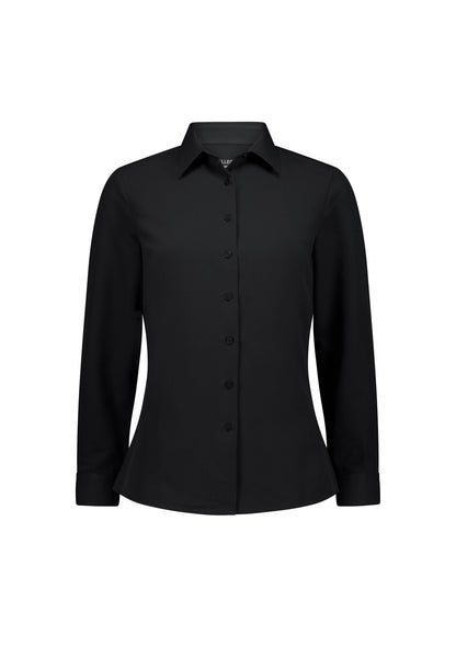 BIZ COLLECTION Quick Dry Movement Womens Long Sleeve Shirt S629W