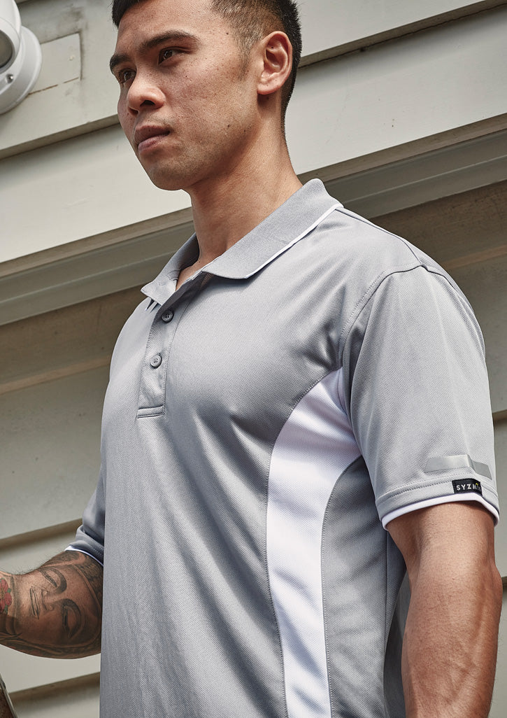 SYZMIK Mens Striker Short Sleeve Polo ZH145